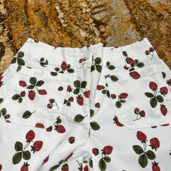 NWOT Nicole Miller New York strawberry  pants size 4 - Picture 10 of 11